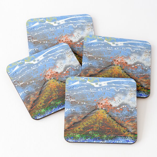 Item preview, Active volcano on the island of Ometepe designed and sold by Elnica.