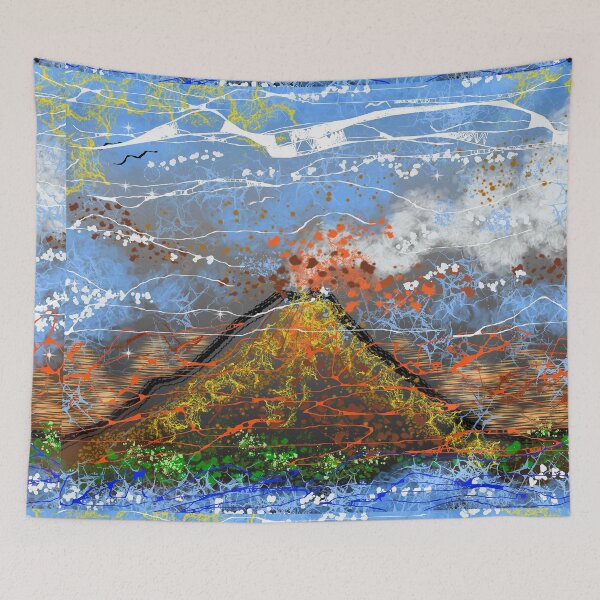 Item preview, Active volcano on the island of Ometepe designed and sold by Elnica.