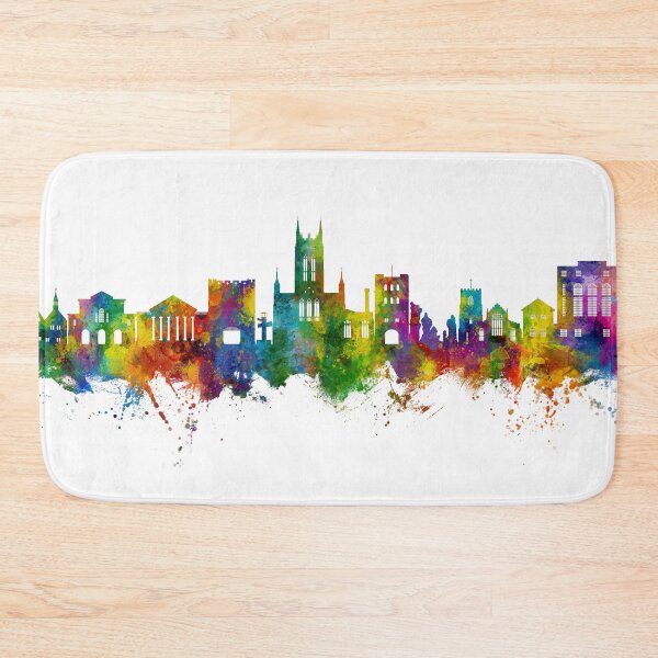 Item preview, Bury St Edmunds England Skyline designed and sold by ArtPrints.