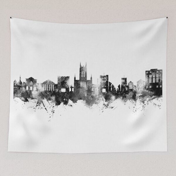 Item preview, Bury St Edmunds England Skyline designed and sold by ArtPrints.
