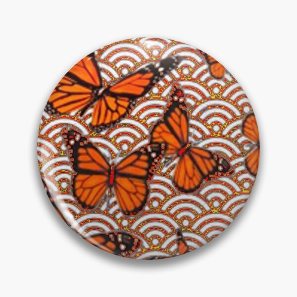 Item preview,  ABSTRACTED MONARCH BUTTERFLIES  PATTERNS ART designed and sold by sharlesart.