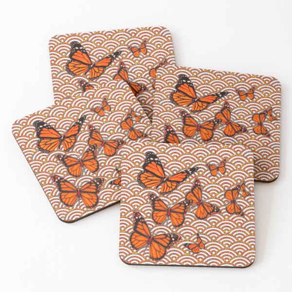 Item preview,  ABSTRACTED MONARCH BUTTERFLIES  PATTERNS ART designed and sold by sharlesart.
