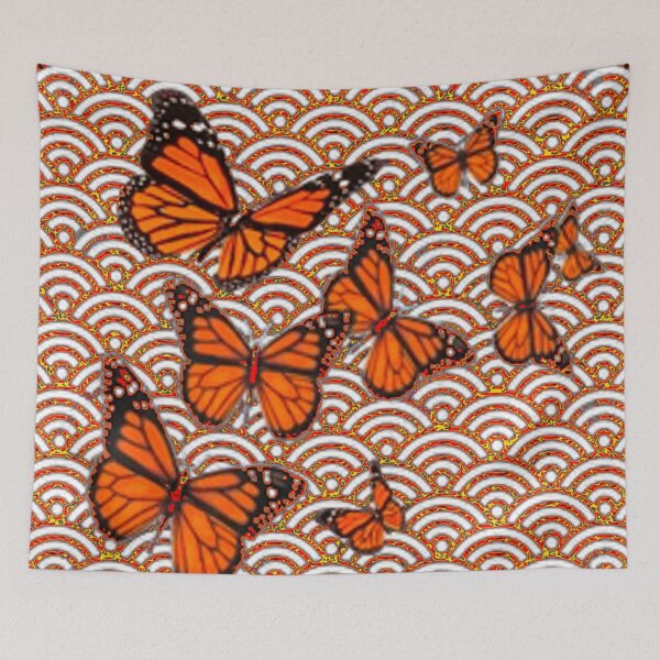 Item preview,  ABSTRACTED MONARCH BUTTERFLIES  PATTERNS ART designed and sold by sharlesart.