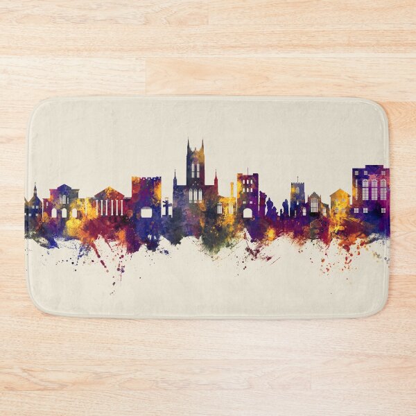 Item preview, Bury St Edmunds England Skyline designed and sold by ArtPrints.
