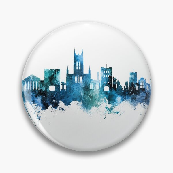 Item preview, Bury St Edmunds England Skyline designed and sold by ArtPrints.