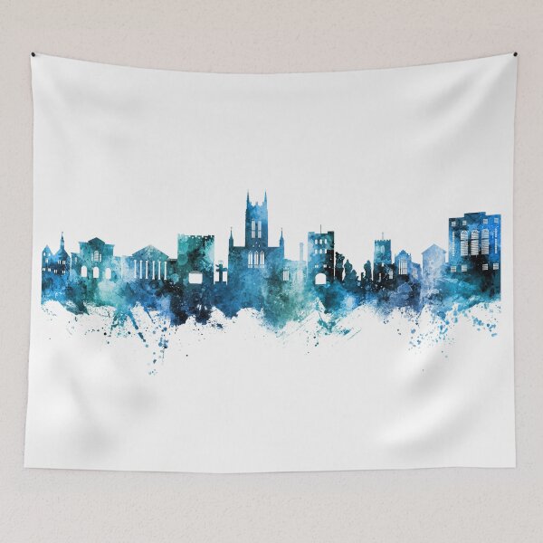 Item preview, Bury St Edmunds England Skyline designed and sold by ArtPrints.