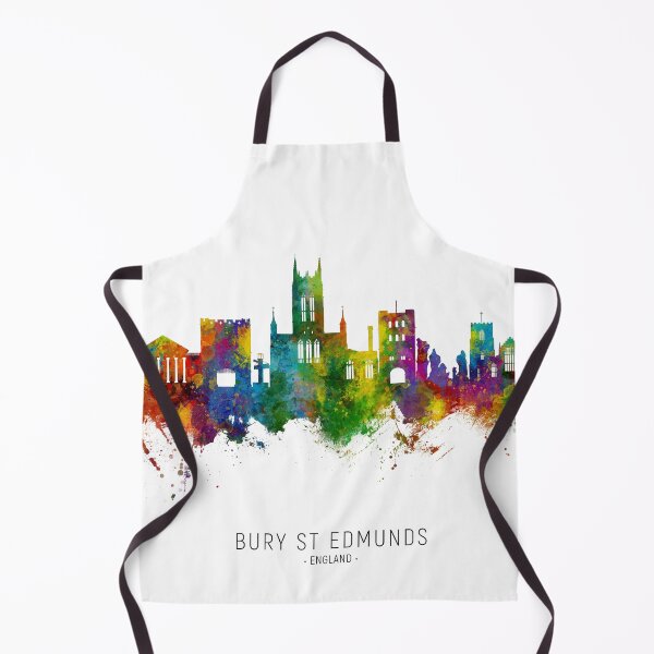 Item preview, Bury St Edmunds England Skyline designed and sold by ArtPrints.