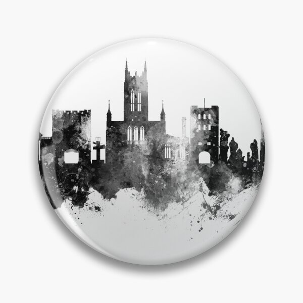 Item preview, Bury St Edmunds England Skyline designed and sold by ArtPrints.