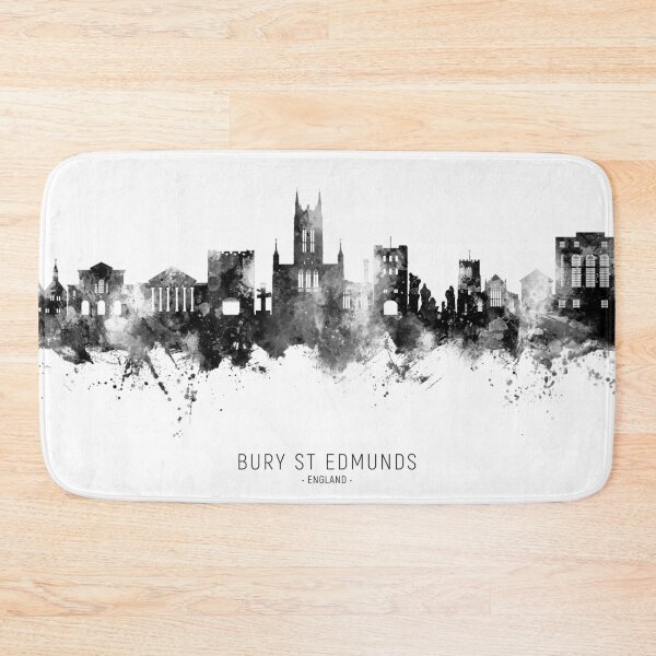 Item preview, Bury St Edmunds England Skyline designed and sold by ArtPrints.