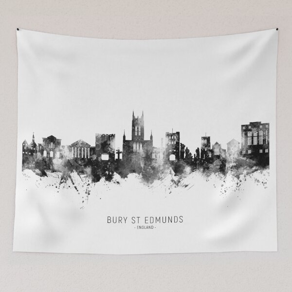 Item preview, Bury St Edmunds England Skyline designed and sold by ArtPrints.