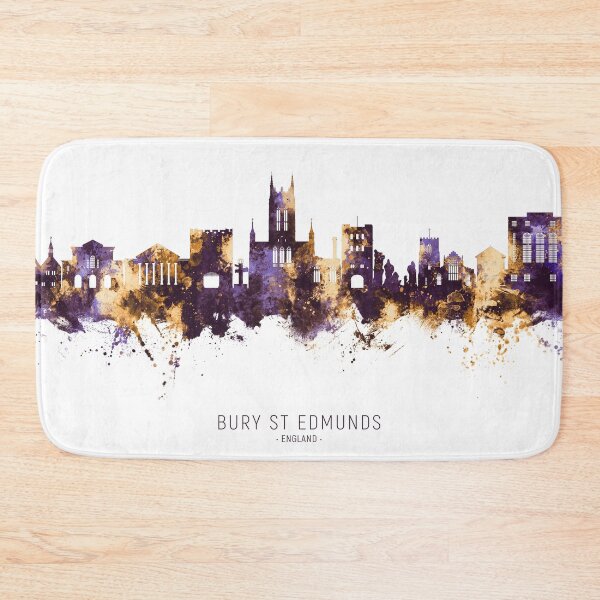 Item preview, Bury St Edmunds England Skyline designed and sold by ArtPrints.
