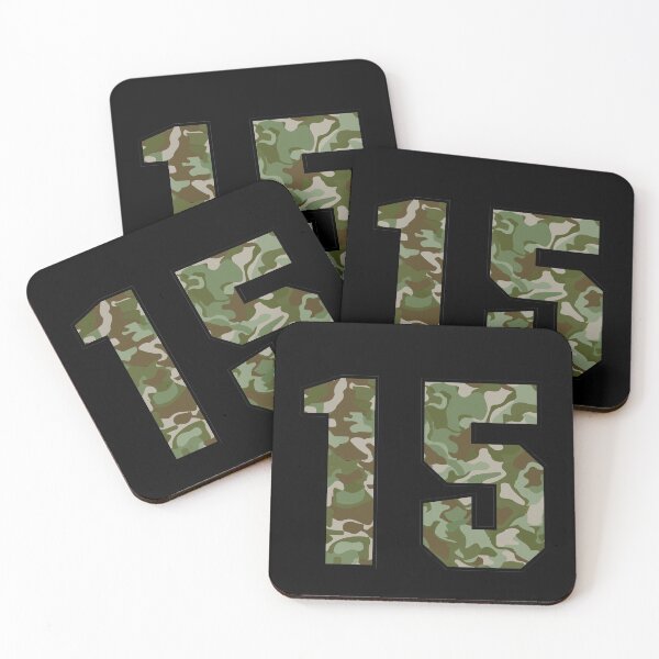 Item preview, Army Camouflage Number fifteen Soldiers Lucky Number 15 designed and sold by Urosek.