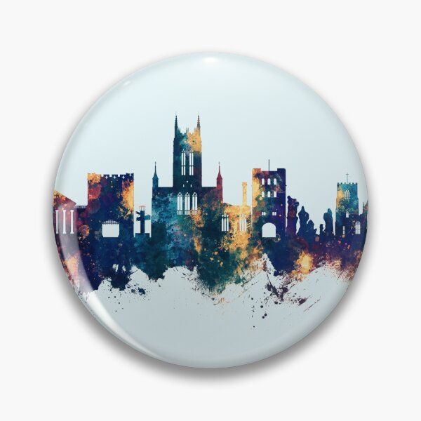 Item preview, Bury St Edmunds England Skyline designed and sold by ArtPrints.