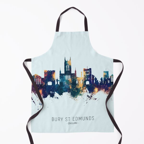 Item preview, Bury St Edmunds England Skyline designed and sold by ArtPrints.