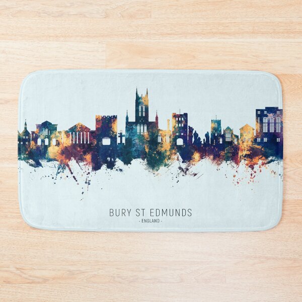 Item preview, Bury St Edmunds England Skyline designed and sold by ArtPrints.