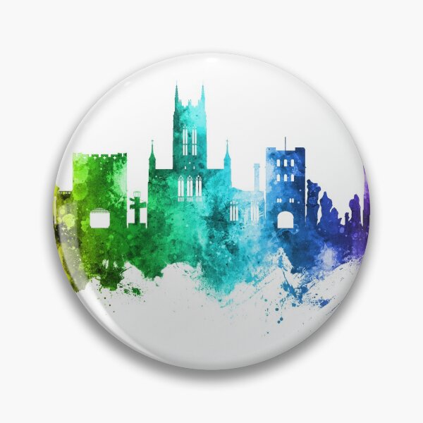 Item preview, Bury St Edmunds England Skyline designed and sold by ArtPrints.