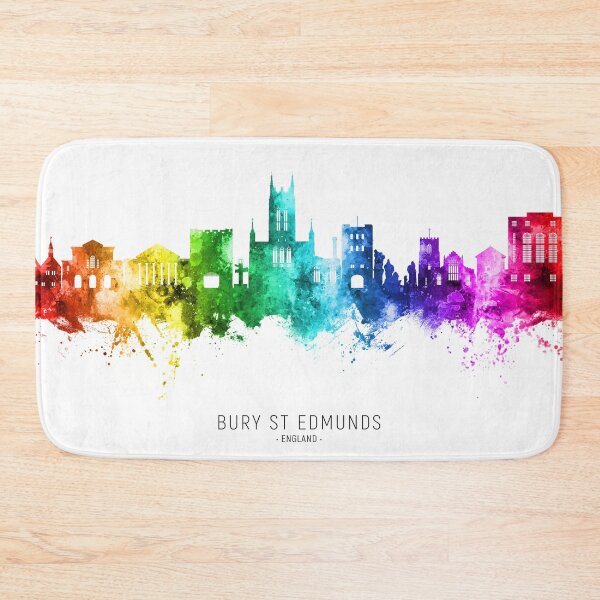 Item preview, Bury St Edmunds England Skyline designed and sold by ArtPrints.
