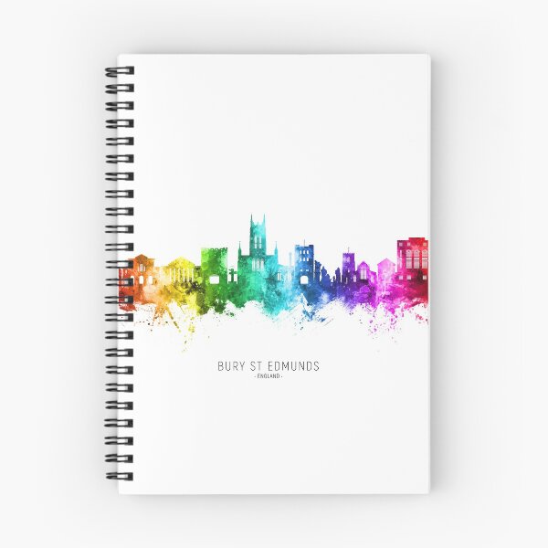 Item preview, Bury St Edmunds England Skyline designed and sold by ArtPrints.