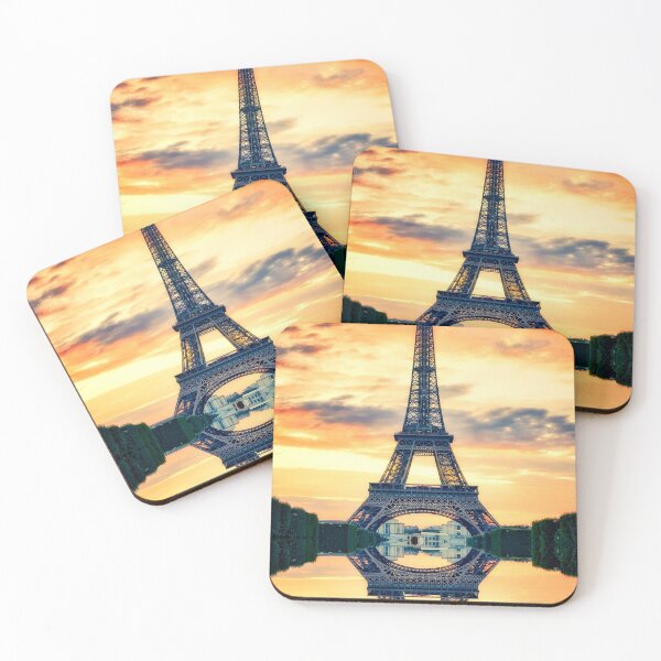 Item preview, Paris Sunset, Eiffel Tower Essential Vintage T-shirt designed and sold by devonnen.