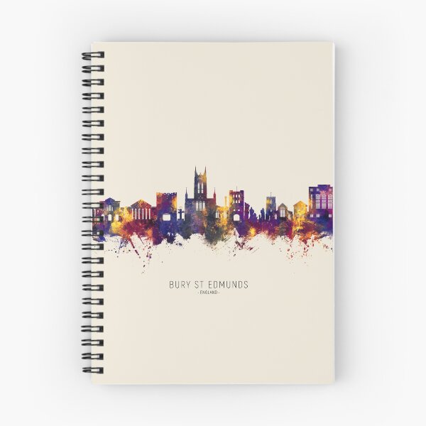 Item preview, Bury St Edmunds England Skyline designed and sold by ArtPrints.