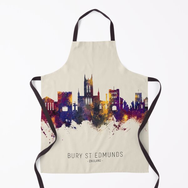 Item preview, Bury St Edmunds England Skyline designed and sold by ArtPrints.