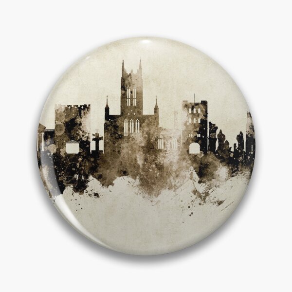 Item preview, Bury St Edmunds England Skyline designed and sold by ArtPrints.