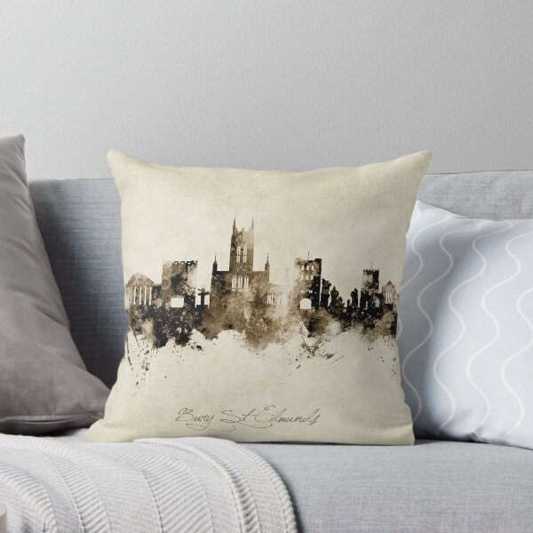 Item preview, Bury St Edmunds England Skyline designed and sold by ArtPrints.