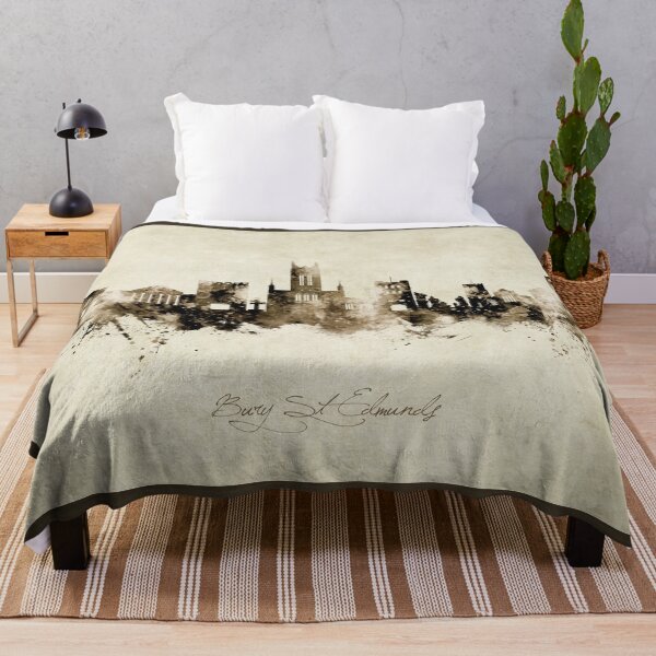 Item preview, Bury St Edmunds England Skyline designed and sold by ArtPrints.