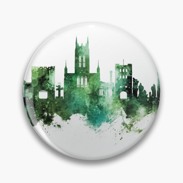 Item preview, Bury St Edmunds England Skyline designed and sold by ArtPrints.