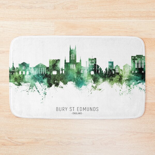 Item preview, Bury St Edmunds England Skyline designed and sold by ArtPrints.