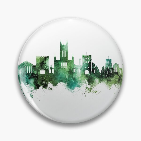 Item preview, Bury St Edmunds England Skyline designed and sold by ArtPrints.