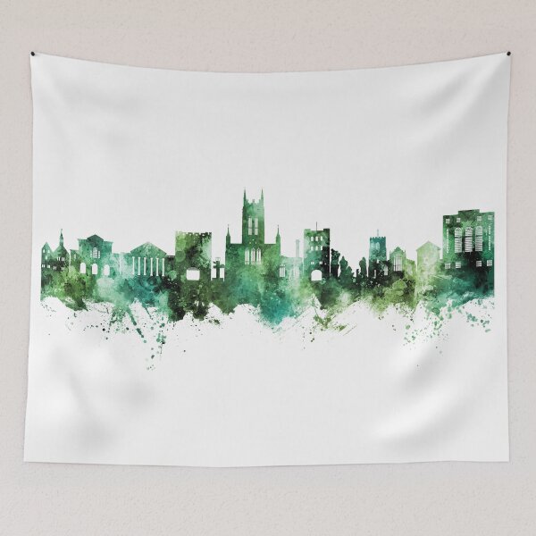 Item preview, Bury St Edmunds England Skyline designed and sold by ArtPrints.
