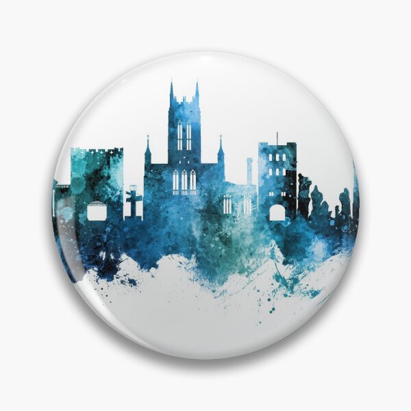 Item preview, Bury St Edmunds England Skyline designed and sold by ArtPrints.