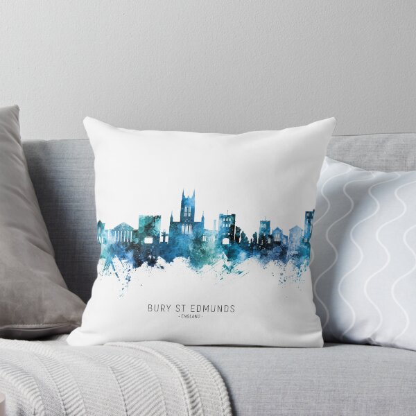 Item preview, Bury St Edmunds England Skyline designed and sold by ArtPrints.