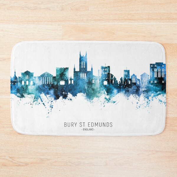 Item preview, Bury St Edmunds England Skyline designed and sold by ArtPrints.