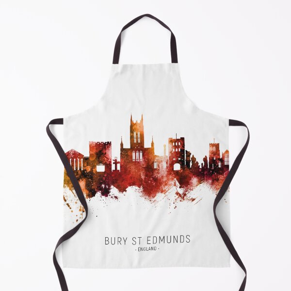 Item preview, Bury St Edmunds England Skyline designed and sold by ArtPrints.