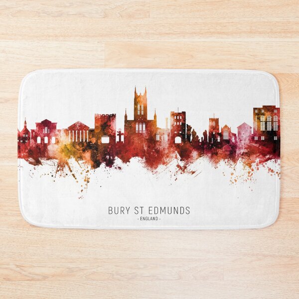 Item preview, Bury St Edmunds England Skyline designed and sold by ArtPrints.
