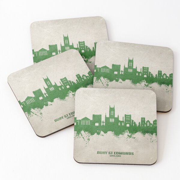 Item preview, Bury St Edmunds England Skyline designed and sold by ArtPrints.
