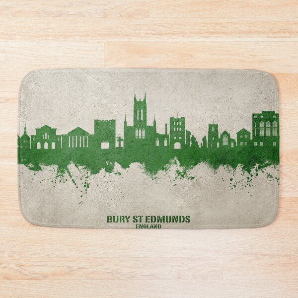 Item preview, Bury St Edmunds England Skyline designed and sold by ArtPrints.