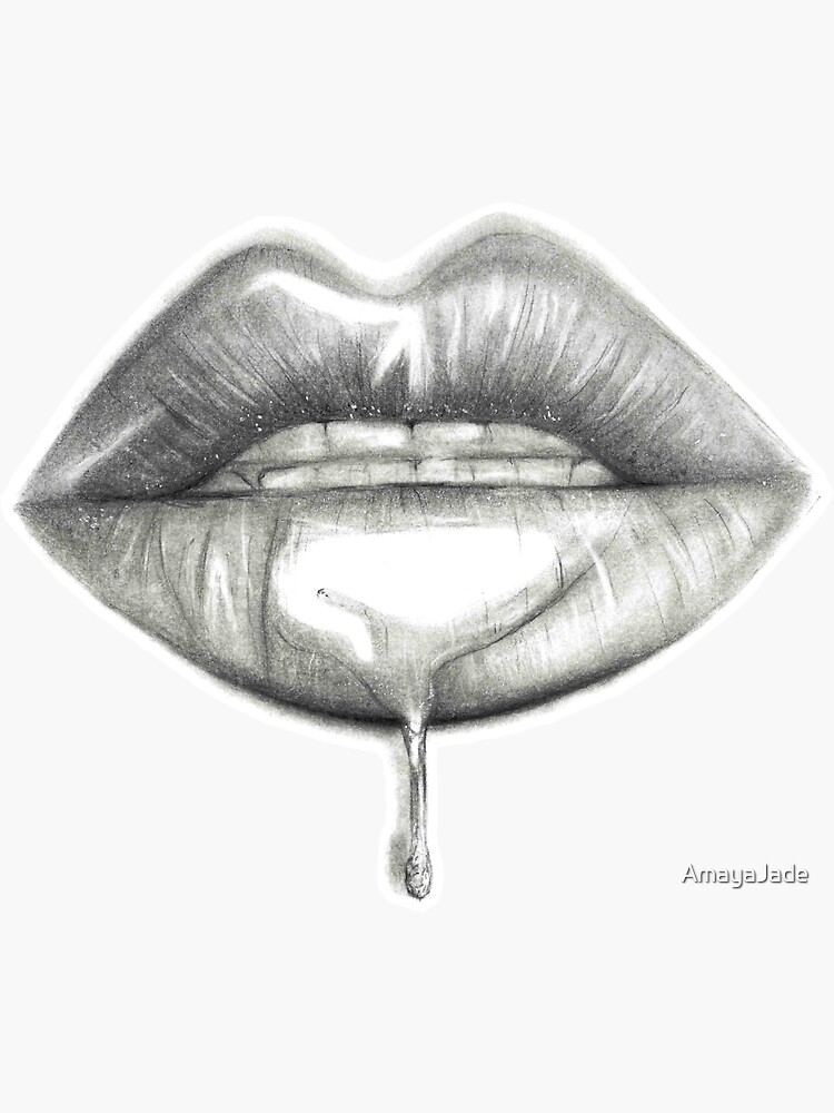 Lips Pencil Drawing Tutorial - Step by step instructions on how to draw  lips with a pencil. - Take Out Drawing