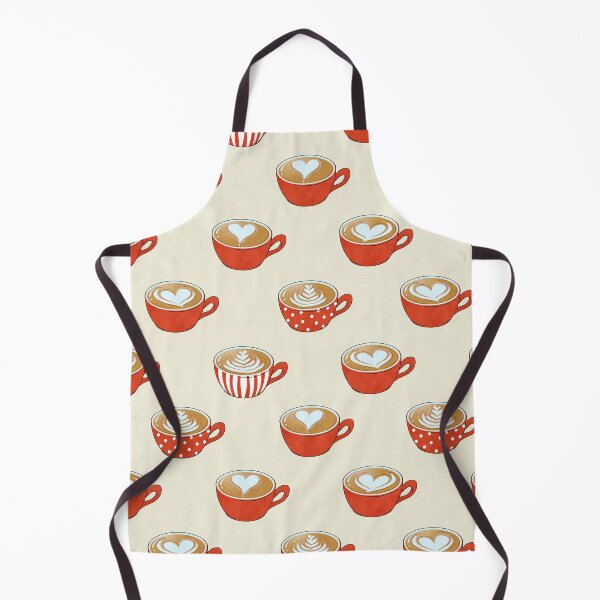 Item preview, Latte Art in Cute Red Coffee Mugs designed and sold by tanyadraws.