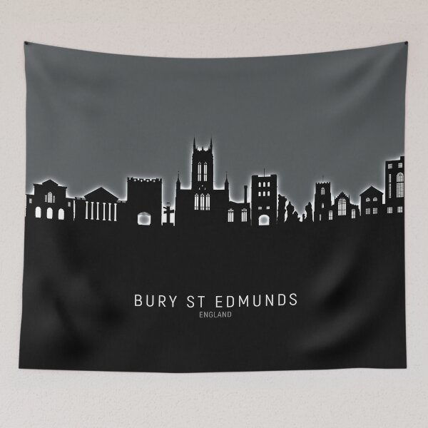 Item preview, Bury St Edmunds England Skyline designed and sold by ArtPrints.