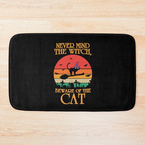 Item preview, Never mind the witch beware of the cat designed and sold by REApparelCo.