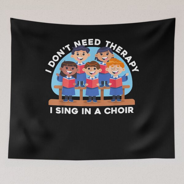 Item preview, Funny I Don't Need Therapy I'm In A Choir Mental Health  designed and sold by tashiav.