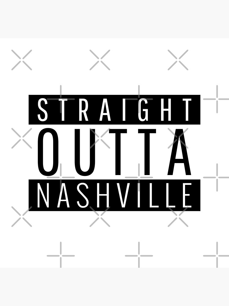 Disover Straight Outta Nashville Tennessee Premium Matte Vertical Poster