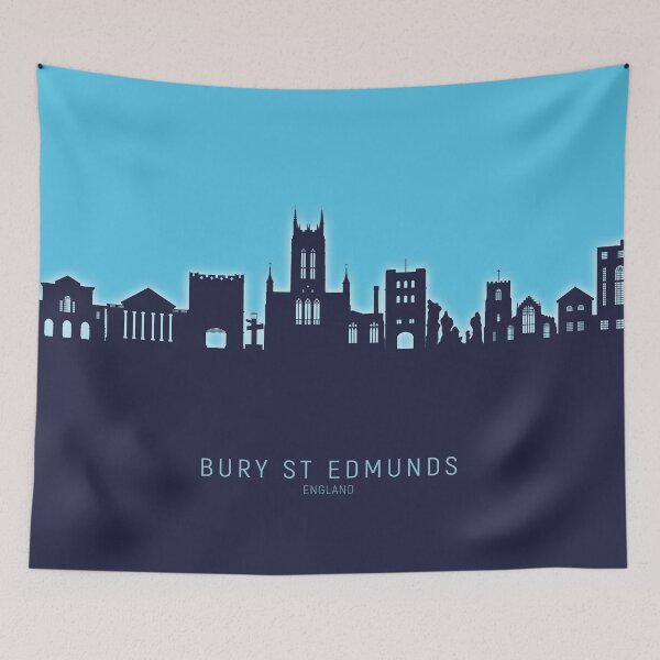 Item preview, Bury St Edmunds England Skyline designed and sold by ArtPrints.