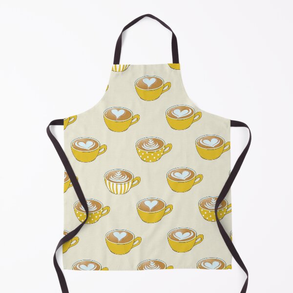 Item preview, Latte Art in Cute Yellow Coffee Mugs designed and sold by tanyadraws.