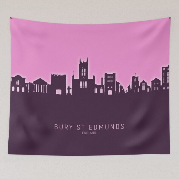 Item preview, Bury St Edmunds England Skyline designed and sold by ArtPrints.