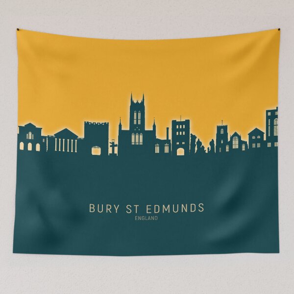 Item preview, Bury St Edmunds England Skyline designed and sold by ArtPrints.