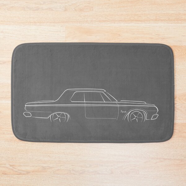 Item preview, 1964 Plymouth Savoy - profile stencil, white designed and sold by mal-photography.